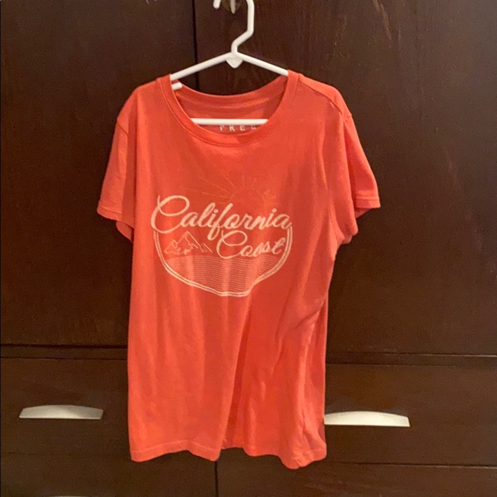 VERY LIGHT RED SHIRT